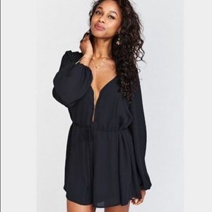 NWT Show Me Your Mumu Bailey Tie Back Romper